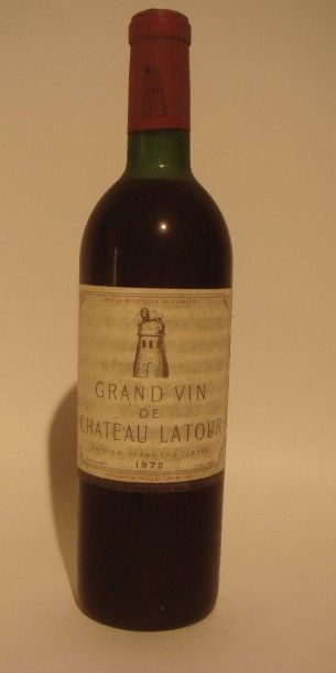 CHÂTEAU LATOUR 1er cru classé de Pauillac 1972
x 3 bouteilles
Estimations par bouteille...