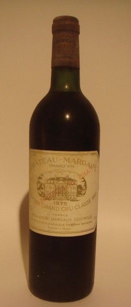 CHÂTEAU MARGAUX 1er cru classé Margaux 1975
x 6 bouteilles Ètiquettes fanées
Estimations...