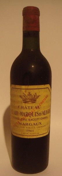 Château Bel air Marquis d’Aligre Cru bourgeois Margaux 1964
x 6 bouteilles
Estimations...