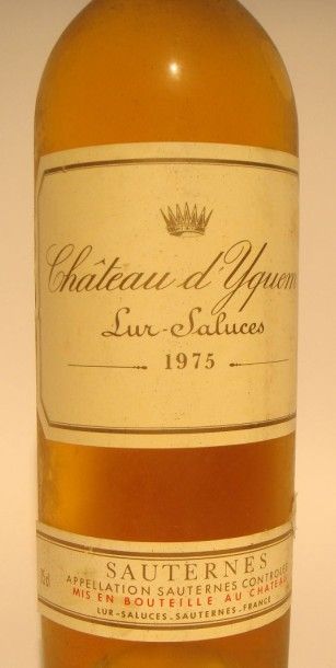 Château Yquem 1er cru supérieur Sauternes 1975
x 6 bouteilles
Estimations par bouteille...