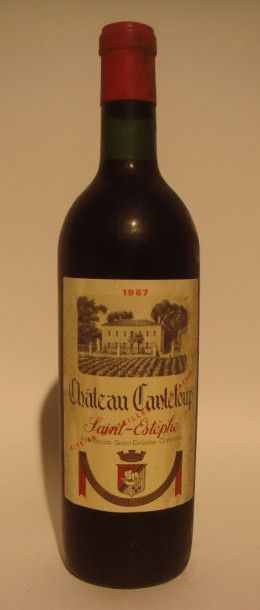 Château Canteloup St Estèphe 1967
x 12 bouteilles
Estimations par bouteille 
