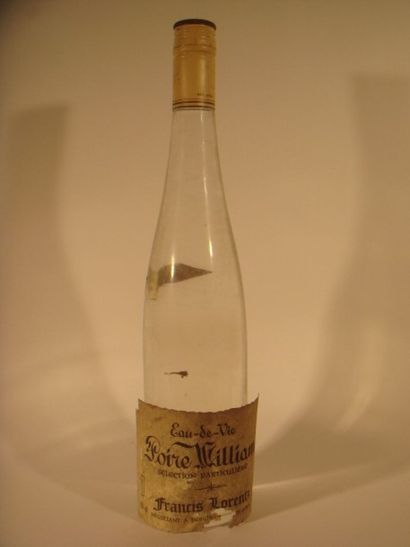 Eaux de vie Framboise, 2 x Poire, 
Mirabelle soit 4 bouteilles
Estimations par bouteille...