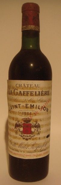 Château La Gaffelière Saint-Emilion 
1er Grand cru classé 1964 x 10 bouteilles
Estimations...