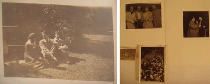 JEAN COCTEAU Ensemble de 4 photographies: rare photographie de Jean Cocteau à l'âge...