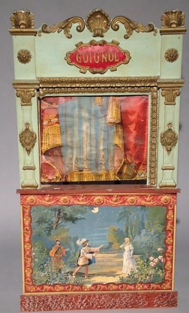null Théâtre de Guignol
Napoléon III avec son rideau. 90 x 47 cm