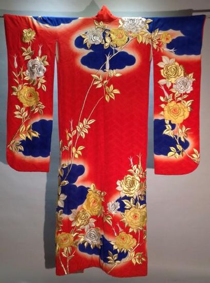 null Costumes Music-Hall
Kimono de mariage japonais avec perruque et ombrelle.