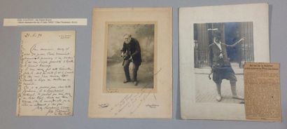 null Chansonniers
2 photographies de chansonniers vers 1900. On y joint des lettres...