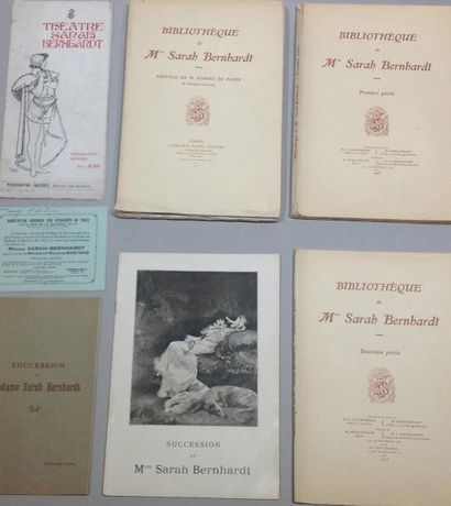 null Bernhard Sarah
3 catalogues de vente aux enchères de sa bibliothèque, 1923 +...