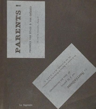 null BRETON (André) : Les Manifestes du Surréalisme. 

P. Le Sagittaire 1955. In-8°...