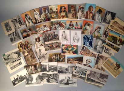 null Cartes postales anciennes
Algérie 76 cartes postales (scènes et types, Oran,...