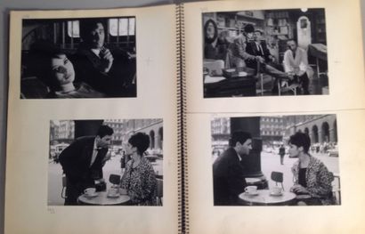 null Roger Hanin
Trois grands cahiers à spirale comprenant les photographies de plateau...