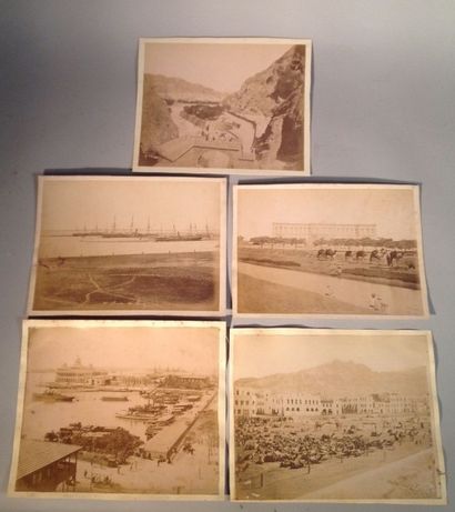 null Photographies Félix Bonfils, Egypte vers 1880.
Sept photographies de Félix Bonfils...