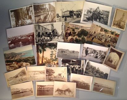null Photographies Algérie entre 1900 et 1930.
34 photographies (port d'Alger, Constantine,...