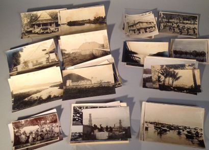 null Photographies Asie-Afrique 62 photographies entre 1900 et 1920 (défilés, ports,...