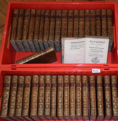 null Le Cabinet des fées
Ensemble de 37 volumes reliés, 1785. Visant à réunir les...