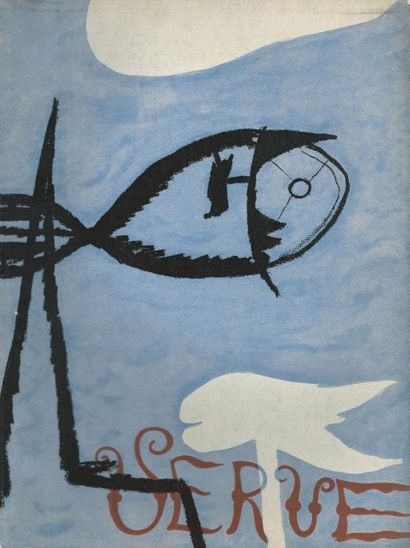 null Revues Verve
Ensemble de 4 revues, 1938 avec couverture de Braque et Lithographie...