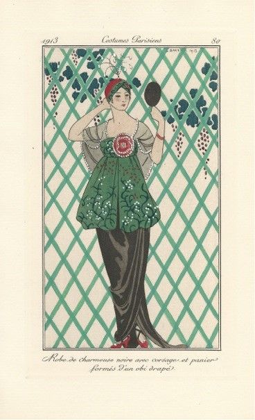 null Mode
Journal des Dames et des Modes, 1913, relié, nombreuses gravures colorisées...