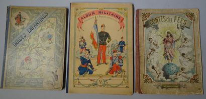 null IMAGE D’EPINAl. 3 albums-in Folio vers 1900 ( Images enfantines, contes de fées,...
