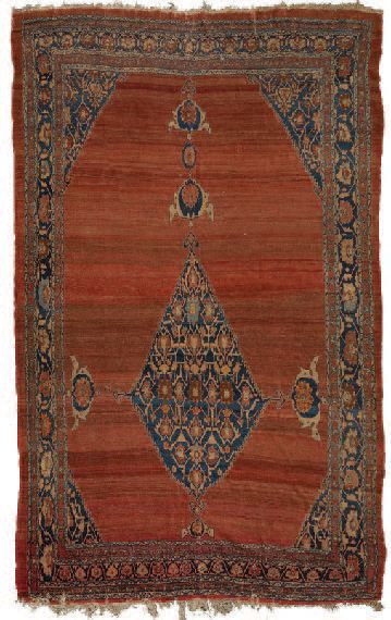 null MESCHED CARPET (cotton warp and weft, wool velvet), Northeast Persia, circa...