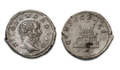  SEVEN SEVERE (193-211) Penny: 2 copies. His head laced on the right. R/Emperor standing...