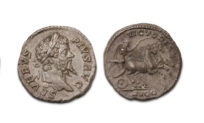 null 17 VARIOUS DENIERS.
Trajan - Hadrian (2 copies) - Antonin le Pieux - Marc Aurele...