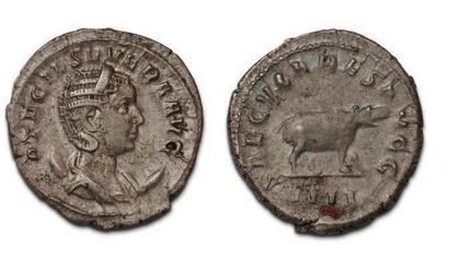 null 42 different ANTONINIANS from Philip I to Carin in ridge and copper.
The 42...