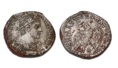  LOT DE 28 MONNAIES ROMAINES, PROVINCIALES ET BYZANTINE en billon et bronze, dont...