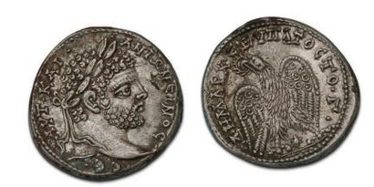  LOT DE 31 MONNAIES ROMAINES ET PROVINCIALES en billon et bronze dont 5 tétradrachmes...