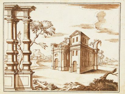 BIANCONI, Domenico. Vedute d'architettura antica in prospettiva di Domenico Bianconi...