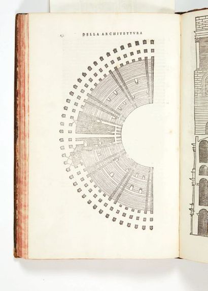 ALBERTI, Leon Battista. L'Architettura. Tradotta in lingua Fiorentina da Cosimo Bartoli....