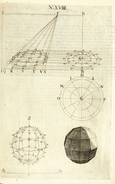 CONTINO, Bernardino. La Prospettiva pratica. Venise, 1643. In-folio (356 x 242 mm)...
