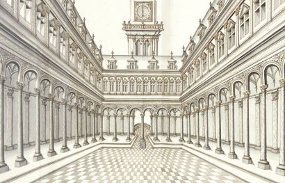 CONTINO, Bernardino. La Prospettiva pratica. Venise, Gian Giacomo Hertz, 1684. In-folio...