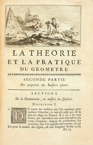 DEIDIER, abbé. La Science des Géomètres, ou la théorie et la pratique de la géométrie....