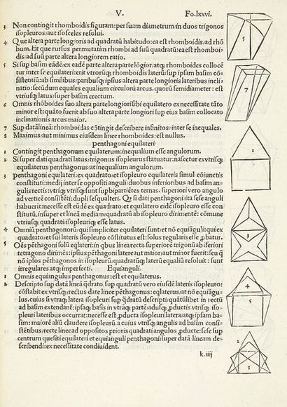 LEFEVRE D'ÉTAPLES, Jacques Epitome compendiosaque introductio in libros arithmeticos...