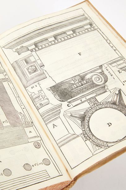 Palladio, Andrea I Quattro Libri dell'Architettura. Venise, Dominico de'Franceschi,...