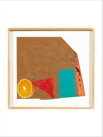 STERLING RUBY (NE EN 1972) 
DRFTRS (4980), 2014
Collage and painting on paper.
Signed...