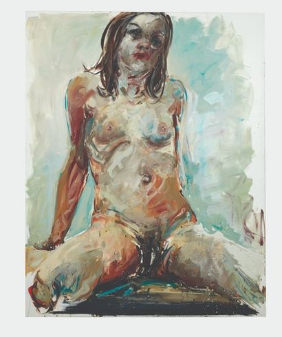 Philippe PASQUA (né en 1965) 
Anne, 2008
Oil on canvas.
Signed, titled and dated...