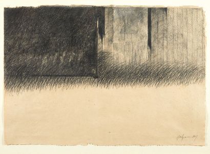 WOLFGANG GAFGEN (NÉ EN 1936) Untitled, 1980
Charcoal on paper.
Signed and dated lower...