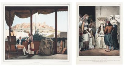 DUPRÉ (Louis) Voyage à Athènes et à Constantinople, ou Collection de portraits, de...