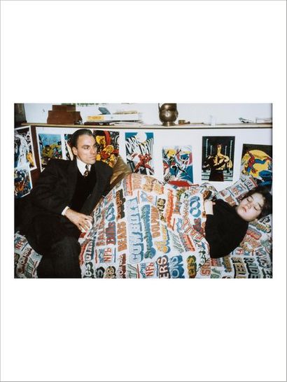 Nan GOLDIN (né en 1953) 
Max with Richard, New-York, 1983
Tirage photographique en...