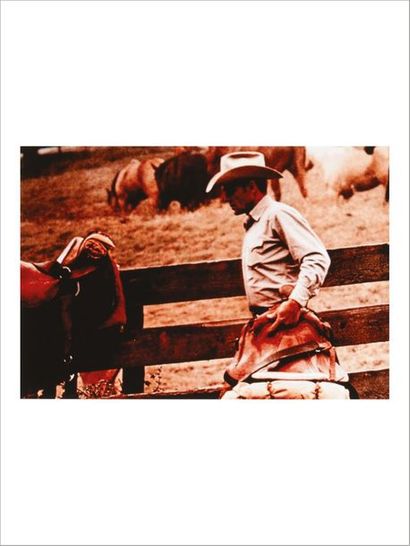 Richard PRINCE (né en 1949) 
Cowboy
Photographic colour print on Kodak paper.
Signed...