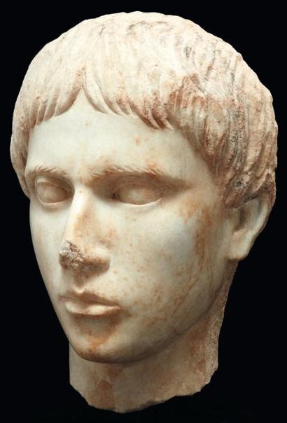 Néolithique & Antiquité classique Portrait de patricien. Il représente un homme jeune,...