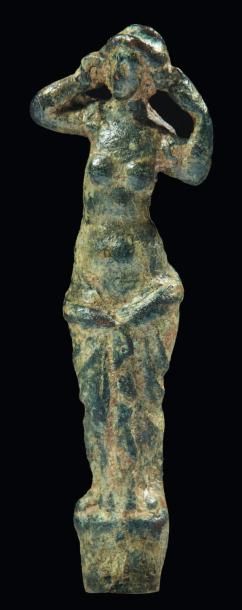Néolithique & Antiquité classique Statuette représentant le déesse Vénus anadyomène....