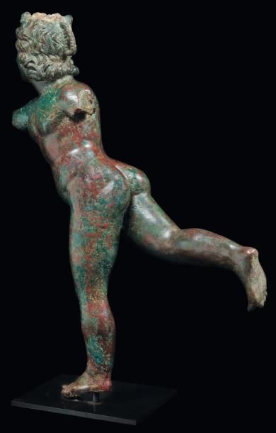 Néolithique & Antiquité classique Éros Lampidarius. Grande statuette représentant...