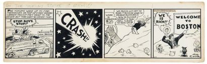 AL CAPP (1909-1979) « The yokums strike it rich ! », 1940 Crayon et encre de chine...