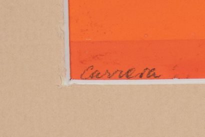 Mariano Carrera (Né en 1934) Sans titre, 1963
Huile sur carton. Signée. Signée, datée...