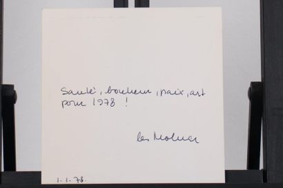 Vera Molnar (Née en 1924) Composition, 1978
Encre sur carton. Signée, datée et dédicacée...