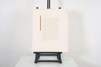 Jöel Stein (1926-2012) Jeux de Trames, 1962
Livre d'artiste comprenant 10 planches...