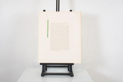 Jöel Stein (1926-2012) Jeux de Trames, 1962
Livre d'artiste comprenant 10 planches...