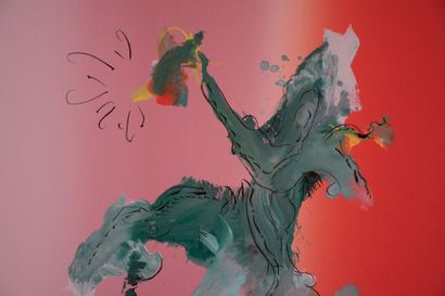 Stephane Calais (Né en 1967) Rubayat?

, 2007
Acrylique et encre de chine sur toile.Signée...